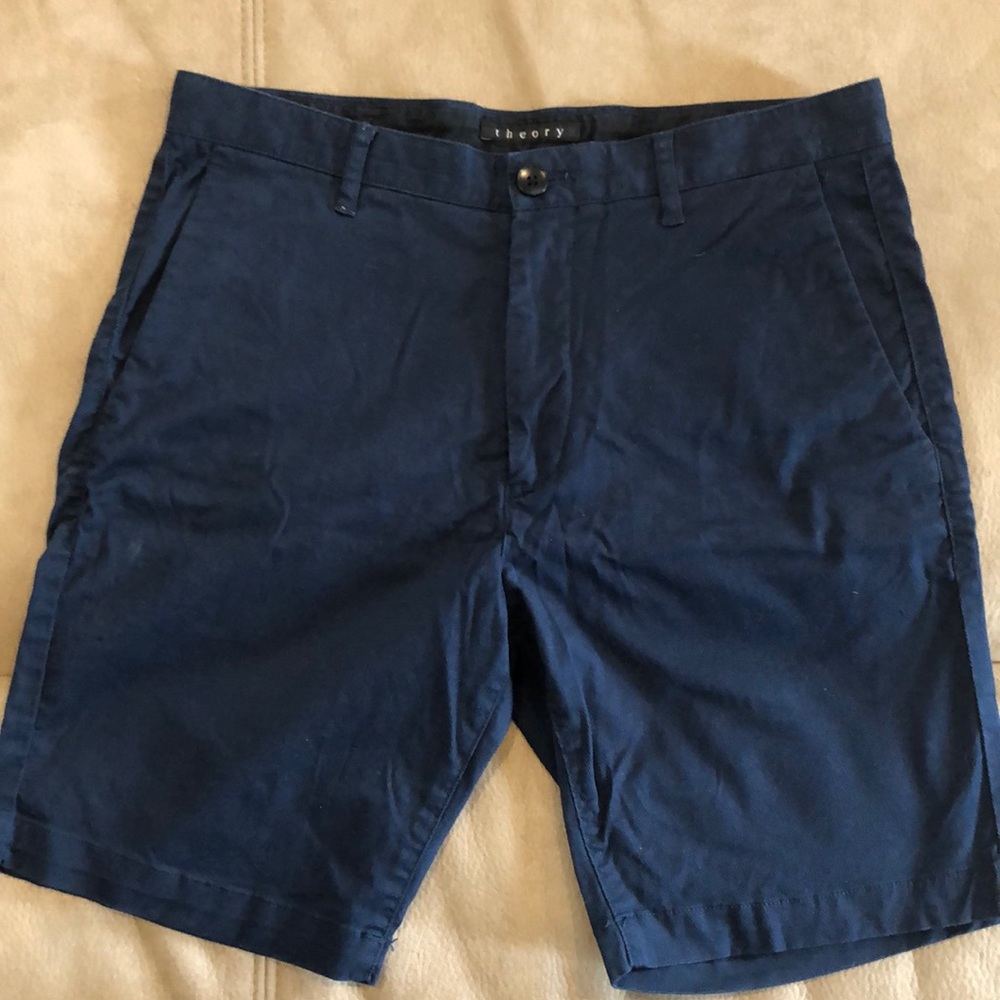 Theory Medium Blue Shorts Like New
